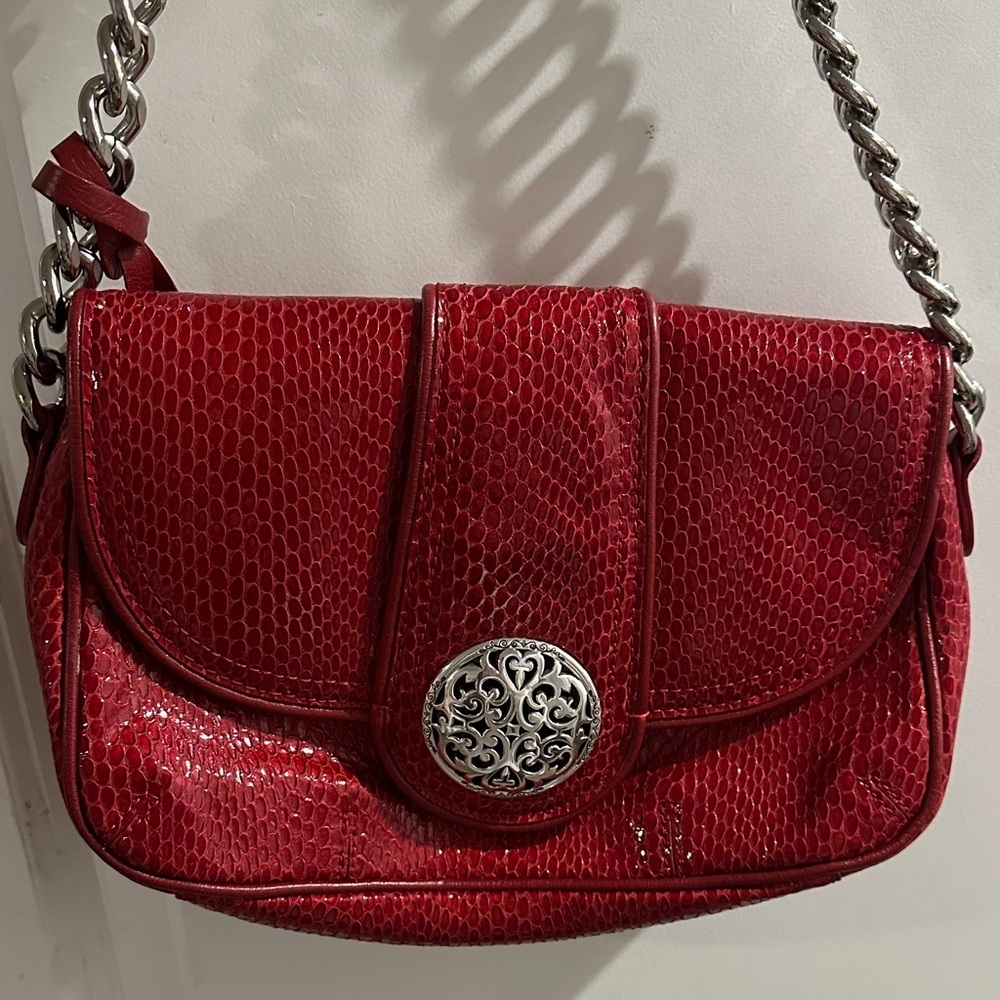 Brighton Cherry Red Nannette Shoulder Bag - Picture 2 of 7